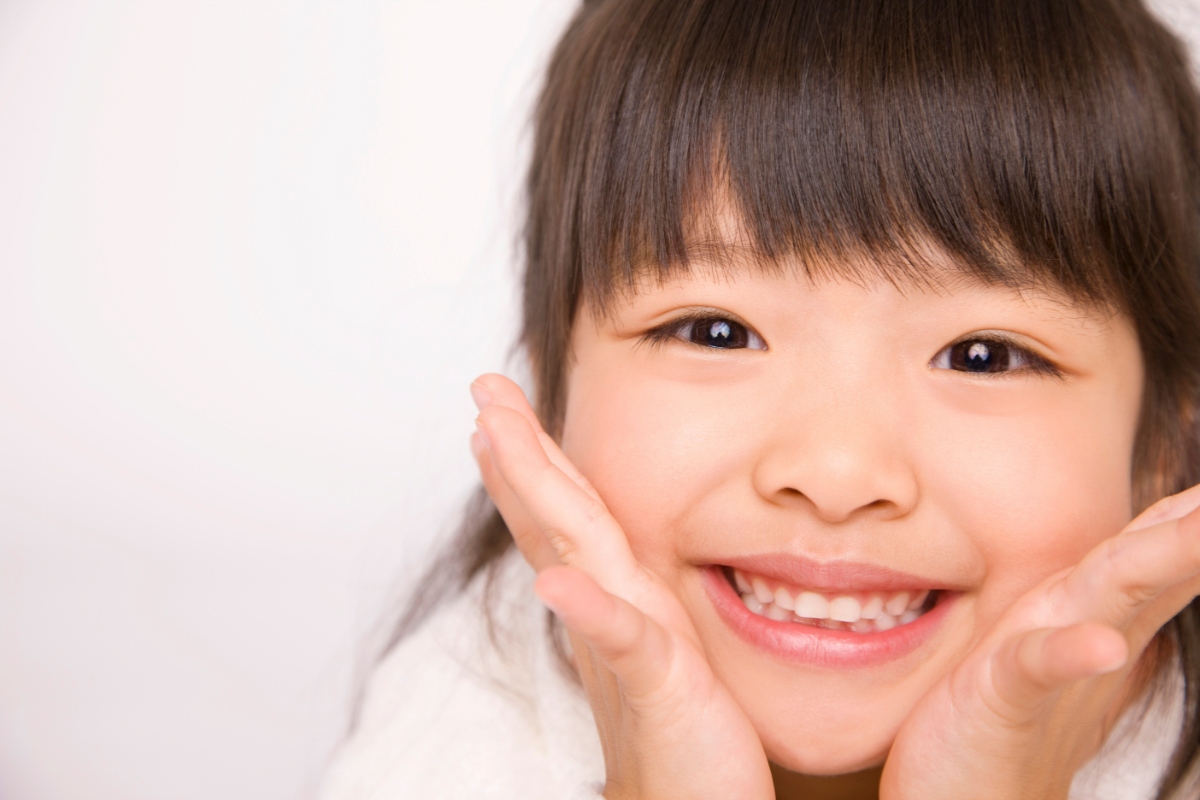 綺麗な子どもの歯